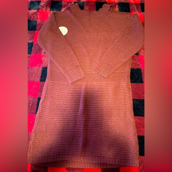 ❤️NWT❤️Sweater, Shoulder-less long lightweight 🌺 women’s size Large - Picture 6 of 16